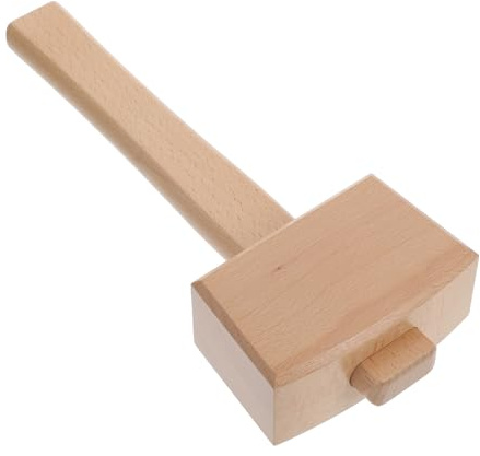 HOMSFOU Marteau pour Menuiserie et Du Cuir pour Projets DIY Outil Polyvalent pour Menuisiers et Bricoleurs