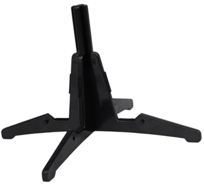 MotiveTech Supporto per Clarinetto Portatile Staffa Smontabile Base a Croce E Sostegno per Oboe in Robusto PP con Struttura Leggera Adatto per Esecuzioni, Nero