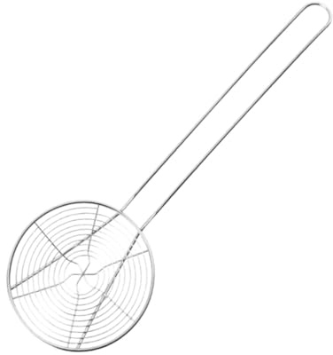 Gcljlmy Colador de araña de acero inoxidable para verduras y patatas fritas