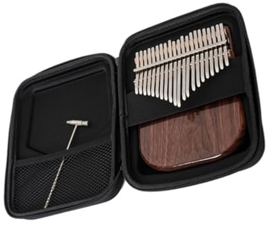 Erwachsene Kalimba 21-Tasten-Kalimba Aus Schwarzem Walnussholz