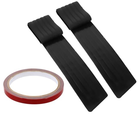 Alipis 2 pezzi Protezione Paraurti Posteriore Auto Nastro Antigraffio in Gomma Flessibile Resistente al Calore e Usura per Auto e Suv