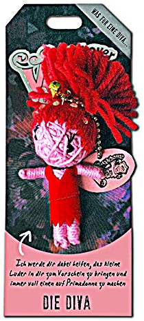 unbekannt Watchover Voodoo Sammel Puppe von H&H mit Spruch Die Diva