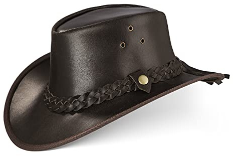 Black Forest Fox® Texas Western Reiten Cowboy Leder Hut