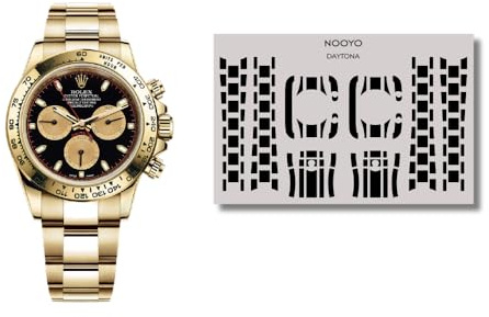 NOOYO Schutzfolie für Rolex Daytona Vollgold Modelle Schutz für Gehäuse, Armband und Schließe Referenz: 116508, 116505, 116515LN, 116518LN