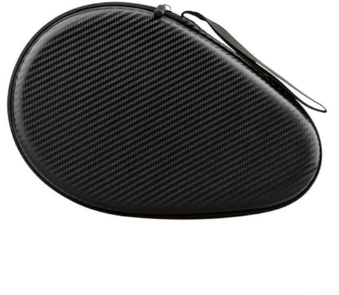 Hasaller 2 x Tischtennisschlägertasche, wasserdicht, EVA, Tischtennisschlägertasche, Tischtennisschlägertasche, Tischtennisschlägertasche, Tischtennis-Tasche (1 x Schwarz 2)