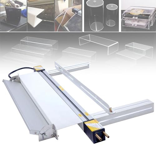 Biegemaschine für Acryl- und PVC-Kunststoff, Biegemaschine für Kunststoffplatten, 23,62 Zoll (60 cm), manuelle Streifenheizung für Kunststoffbiegewerkzeug, Dicke 1–6 mm, für Dekorationstechnik
