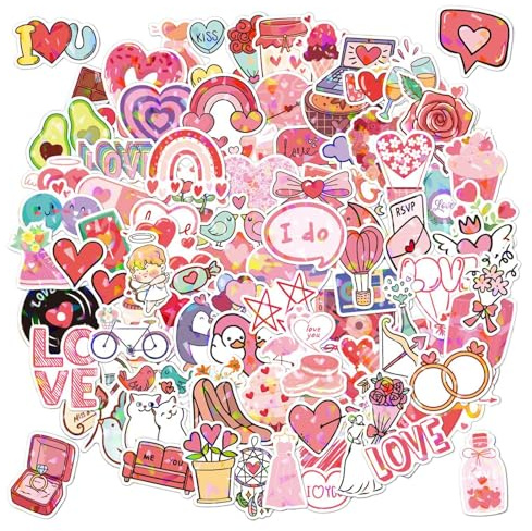 Scrapbook Love klistermärken, Scrapbook-klistermärken för bröllop - mångsidiga bröllop scrapbooking-klistermärken | Avtagbara datorklistermärken, klistermärken