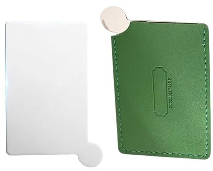 Tioheam Miroirs de Sac à Main compacts, miroirs de Poche pour Sac à Main, Miroirs cosmétiques Miroirs Pratiques en Acier Inoxydable, Miroirs de Maquillage miroirs de vanité de Voyage portatifs pour