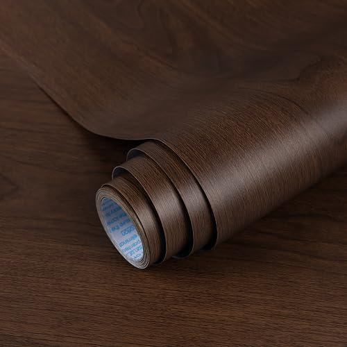 Hode Pellicola adesiva per mobili, effetto legno, 30 x 200 cm, effetto legno, vintage, autoadesiva, per mobili, davanzali, cucina, armadi