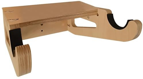 Garage per portabici - Supporto da parete in legno per riporre biciclette | Gancio robusto e antigraffio, accessorio ideale per organizzare biciclette in interni e risparmiare spazio