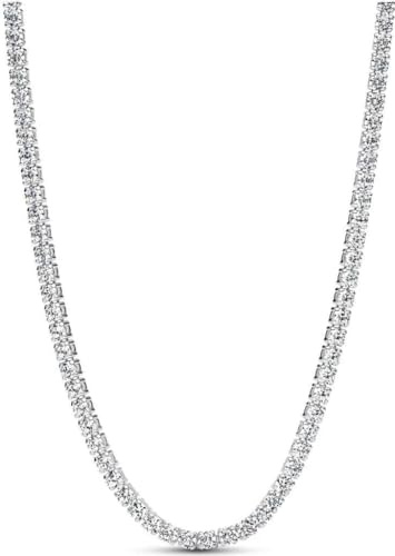 PANDORA 393806C01-40 Silber-Kette Tennis Choker 393806C01