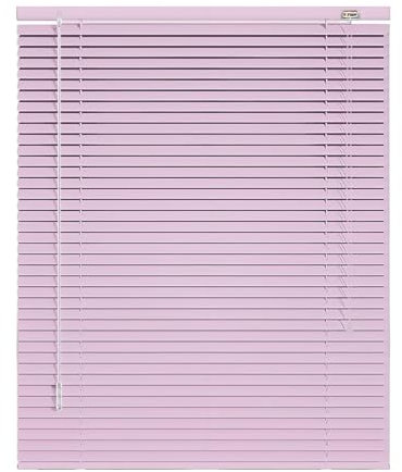 Aluminium Jalousie 25mm Metall Fensterjalousie Innenjalousie Jalousien, Horizontale Jalousette Dekorativer Vorhang Rollos Sonnenschutz Sichtschutz für Zuhause Büro(Pink)