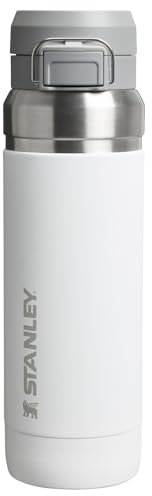 Stanley Quick Flip Stainless Steel Water Bottle 1.06L - Keeps Cold for 18 Hours - Leakproof - BPA-Free Thermal Flask - Dishwasher Safe - Cup Holder Compatible - Frost
