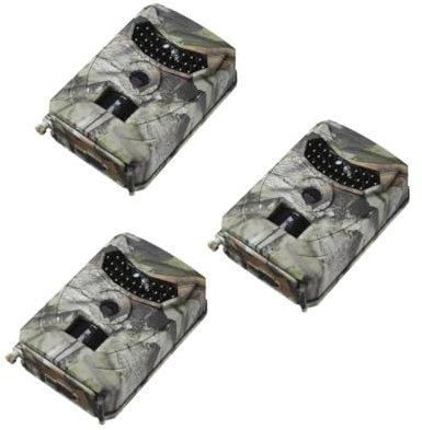 Abaodam Lot De 3 Caméras De Chasse 26 Pouces Rechargeables pour La des Cerfs Et des Animaux