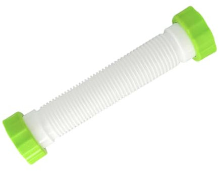 Bestway P05235 | Tubo di Connessione Ø 58 mm con Ghiere - Lunghezza 24 cm, Ricambio per Pompe Filtro a Sabbia 1000 Litri (1500 gal), Colore: Bianco, Verde