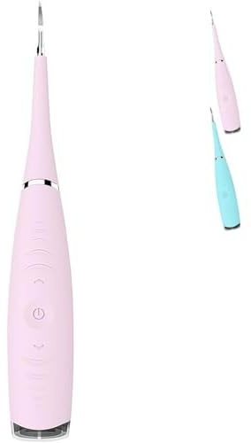 Smile Therapy Ultrasonic Dental Care Package, Portable Remover Toothbrush, Tartar Remover for Cleaning Teeth (Pink)