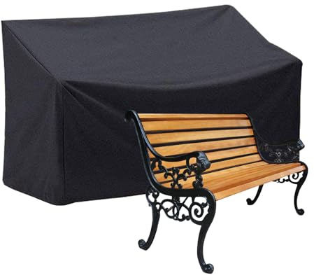 Fundas Para Bancos De Exterior - Fundas Impermeables para Muebles de Exterior | Protector De Muebles De Tela Oxford - Cubierta para Sillón y Asiento