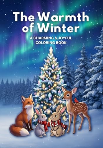 The Warmth of Winter: A Charming & Joyful Coloring Book: Enjoy 61 Unique Pages featuring Heartwarming Scenes, Playful Pets, and Wish-Making Mandalas