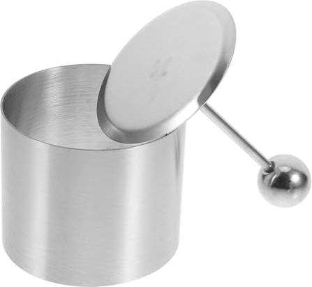 GRIRIW Molde Redondo para Anillos de Cocina de Acero Inoxidable, Diámetro 6x5 Cm, Molde para Tarta y Tiramisú, Utensilio para Platos Fríos y Presentaciones Profesionales en Cocina