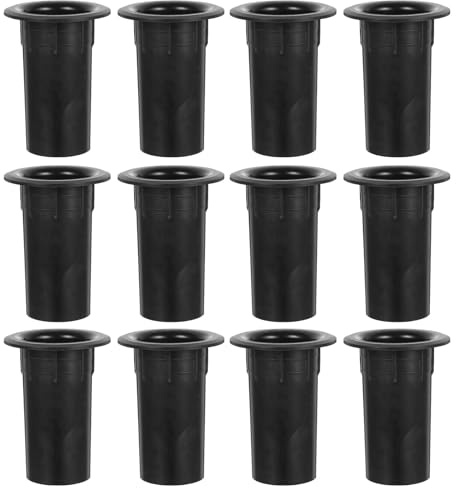 MAJORMENCH 12 Pezzi Tubo Bass Reflex in Plastica 41x80mm per Subwoofer e Altoparlanti, Accessori Audio per Casse Portatili, Domestiche e Auto, Miglioramento Qualità Suono e Riduzione