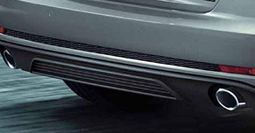 Audi 8W0071762 Sport-Endrohrblenden Links/Rechts, Silber Verchromt