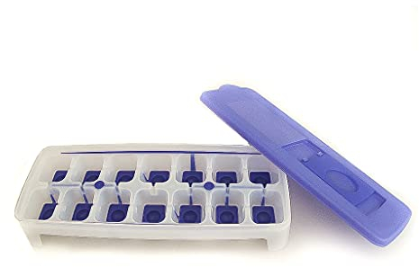 Tupperware, contenitore da congelatore per creare cubetti di ghiaccio, viola e bianco, G29 31087