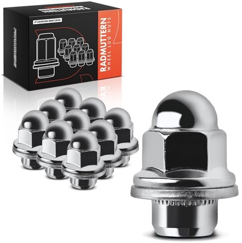Frankberg 10x Radmutter MR455707 | Kompatibel mit Mirage Hatchback CJA, Grandis NAW, Pajero Sport I K7 K9, Lancer F A15, L200 K5T K6T K7T, Lancer VIII Cargo CV