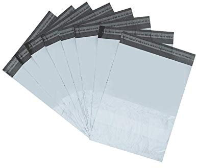 Versandtaschen Versandbeutel Blickdicht Neues Material Plastik Gemischt 100 Stück Warensendung Kunststoff Selbstklebend für Kleidung Gütern Textilien (30x37) cm + Klappe