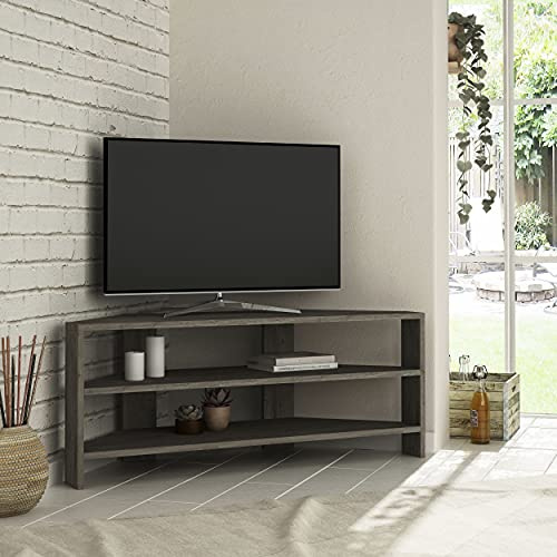 Hocuspicus TV-Eckschrank-Möbel | TV-Schränke bis zu 32 Zoll-TVs Tische TV-Kommode Kleiner Wohnzimmerschrank TV-Racks TV-Lowboards Wohnzimmermöbel Moderne TV (Dunkler Kaffee)