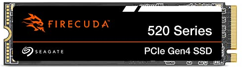 Seagate FireCuda 520 2TB interne SSD, M.2 PCIe Gen4, NVMe 1.3, bis zu 5000 MB/s, 3D TLC NAND, schwarz, 3 Jahre Data Rescue Service, Modellnr.: ZP2000GV3A012