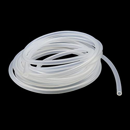 iMeistek Silikonslang, livsmedelssäker flexibel silikonslang, 6 mm ID x 8 mm OD, längd 8 meter, vatten-luftslang, för pumpöverföring