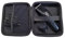 Protective case, hard case for hair clippers, hairdressing supplies, external dimensions: 180 x 150 x 60 mm, inner dimensions: 175 x 145 x 58 mm, shock protection, black (XL)