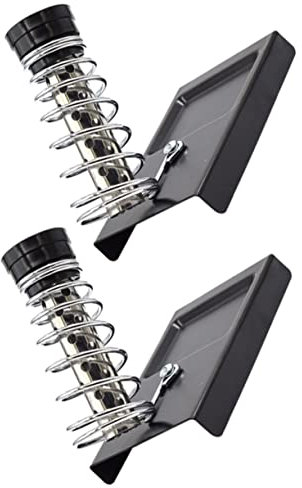 SOESFOUFU 2pcs Elastic Soldering Iron Holder Stand Soldering Iron Base Sturdy Spring Support for Precise Work