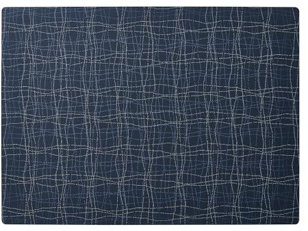 APS 60586 - Mantel individual (lavable, antimanchas y antideslizante, 45 x 33 cm, 1 unidad), color azul