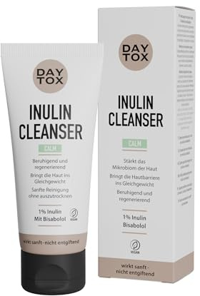 DAYTOX Inulin Cleanser – Sanfter Reinigungsbalsam für sehr trockene und empfindliche Haut - 1% präbiotischem Inulin – Made in Germany – – 125 ml