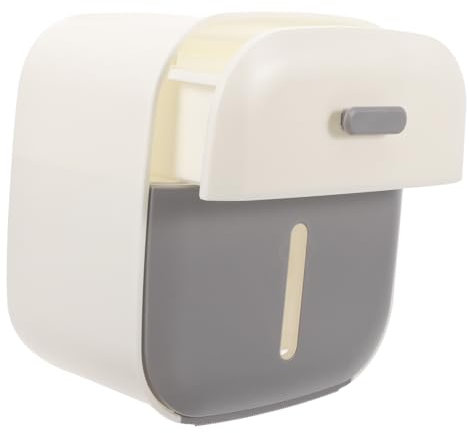 LIFKOME Kasten Toilettenpapierständer Toilettenpapierhalterständer Taschentuchspender Toilettenpapierhandtuchhalter Klopapierhalterung Regal-Rack-Tissue-Etui Doppelschicht