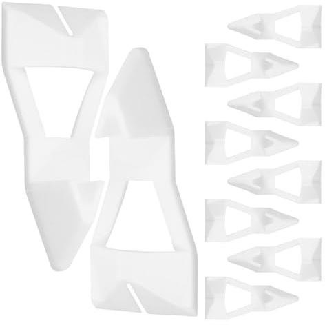 Artibetter 10Pcs Floating Shelf Brackets Support Wardrobe Shelves Cabinet Shelf Bracket Durable Multi-Functional Wall Mount Brackets for Kitchen Bathroom Bedroom