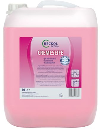 BECKOL Handseife CREME SEIFE Handseife Rosé für Druckspender 10 Liter Kanister
