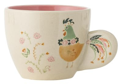 Bloomingville Creative Collection Joshua Tasse, Rose, Steingut, D9,5xH7,5 cm