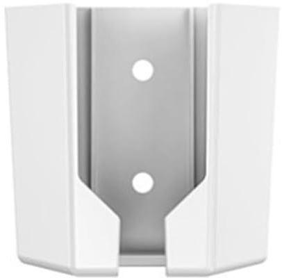 Kuuleyn Support d'adaptateur Ethernet Support mural en plastique ABS peu encombrant Solution réseau efficace Bureau à domicile Installation polyvalente Gestion facile des câbles (White)