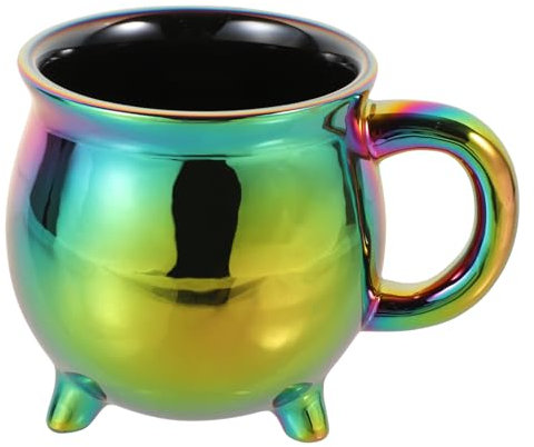 ABOOFAN coppa delle streghe Freddo la tazza rumorosa mini cuffie tazza da caffè con coperchio Doppio regalini halloween tazzine caffe tazza per servire bevande in ceramica tazze di streghe