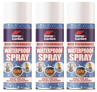MIXEL Waterproof Aerosol Spray, Repels Water, Longevity And Durability, Strong Water Resistance, Essential Protection For Outdoor Gear, Furniture, Shoes, Moisture, Rain, (3 Pcs)