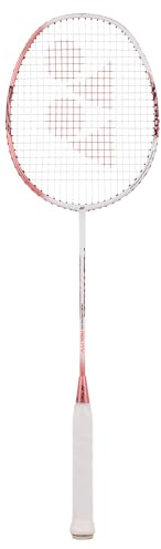 YONEX Badmintonschläger Astrox 01 Ability – Perfekt für Einsteiger & Hobbyspieler - White/Pink