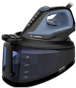 Ferro da stiro con caldaia nero