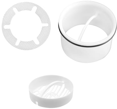 Filtro Capelli + Scarico Tubo Doccia,3 PCS Set Filtri Capelli Raccogli Capelli Set per Scarico Doccia Ricambio per Rete Filtrante Compatibile con Scarichi 6960 6963 6961 6962