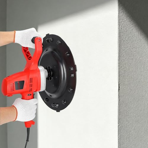 Cazzuola elettrica per cemento e malta, 80-200 giri/min, 6 velocità regolabili, per lisciare, pressare e rifinire le pareti