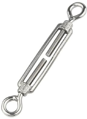 tensore anello gancio in acciaio inossidabile, Tenditore tenditore a filo Gancio for flangia for telone in rete parasole in acciaio inossidabile 304 M4-M24(OO Type,M4)