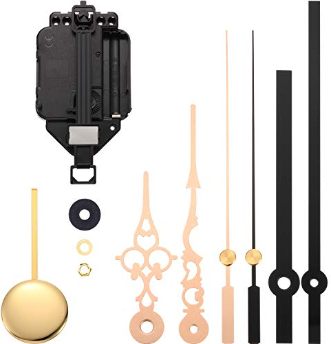 Hicarer Quarz Pendeluhr Bewegung DIY Bewegung Kits mit 2 Paars Händen und Pendulum