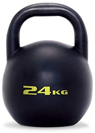 Kettlebells AGYH Stahlguß, Profi-Sportkettle, Muskelkrafttraining for Home Fitness-Studios, 4 Kg / 6 Kg / 8kg / 12kg / 16kg / 20kg / 24kg (Color : Black, Size : 24kg/52.9lb)