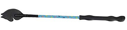 HySCHOOL - Fusta para jóvenes jinetes (45cm) (Azul/Plateado/Amarillo/Rosa/Naranja)